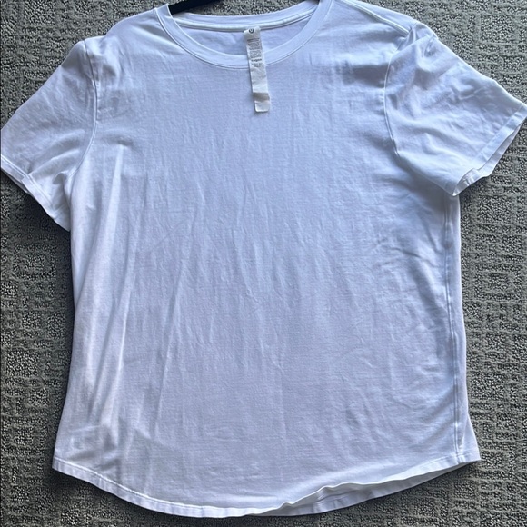 lululemon athletica Tops - Lululemon White Short Sleeve T-Shirt